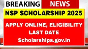 NSP Scholarship 2025-26