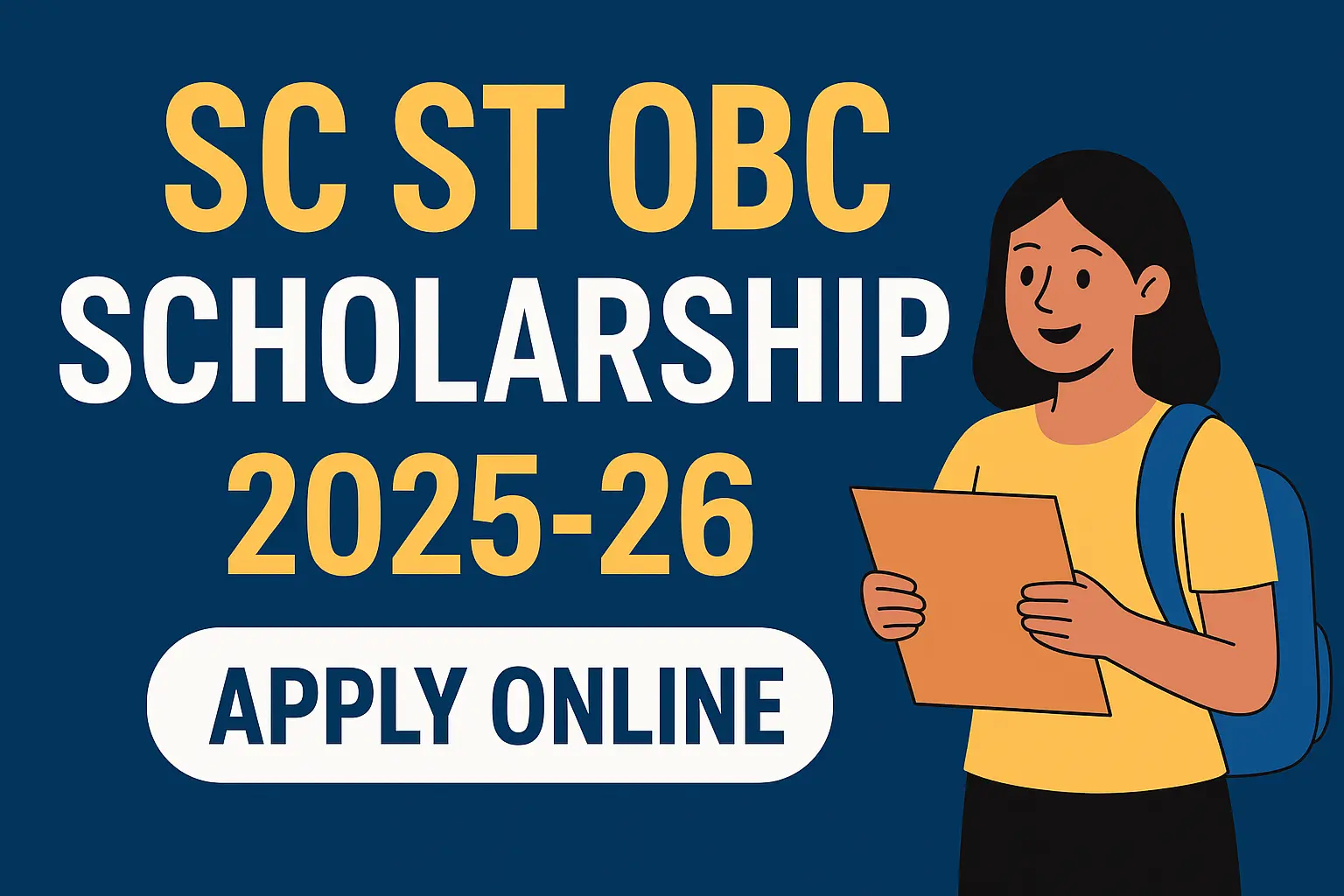 SC ST OBC Scholarship 2025